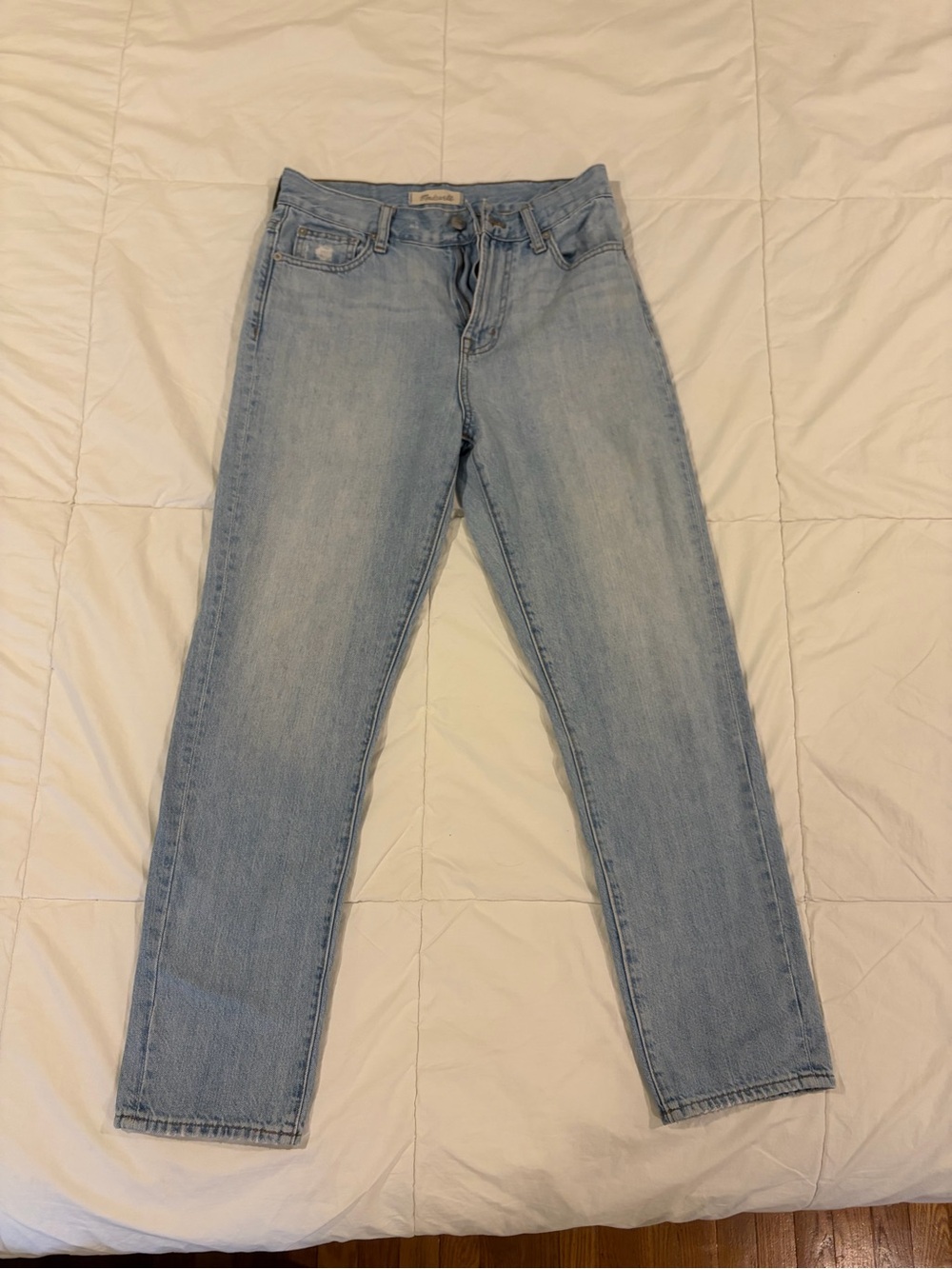 Madewell Light Blue Straight Leg Jeans